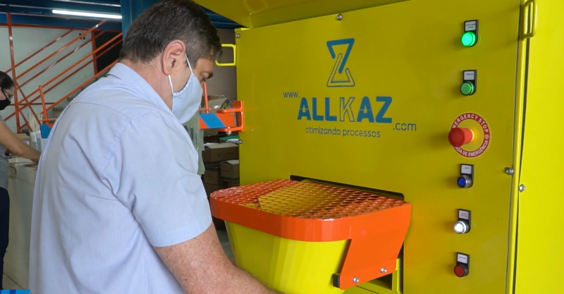 Valter Allkaz, proprietário da Allkaz Equipamentos &#8211; Reprodução: NDTV