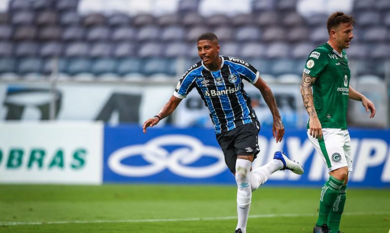 Grêmio vence Goiás na Arena – Foto: Lucas Uebel/Grêmio FBPA/Divulgação/ND