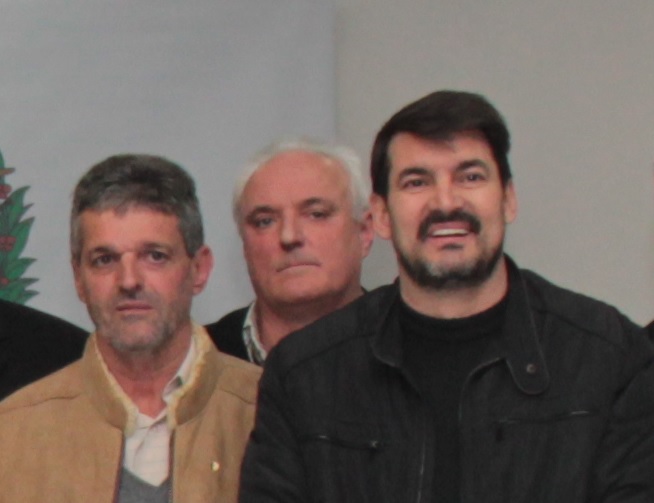 Mauro Dall Bello (no meio): tinha 55 anos e era 3º vice-presidente do Conselho Deliberativo da Chapecoense – Foto: Arquivo Pessoal
