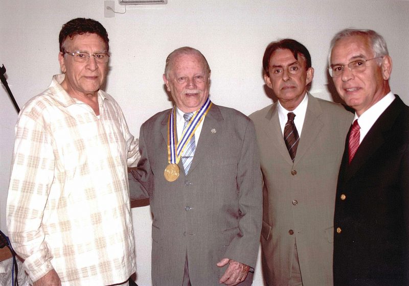 Saudoso Antunes Severo, Ody Varella, Roberto Alves e Moacir Pereira – Foto: Arquivo