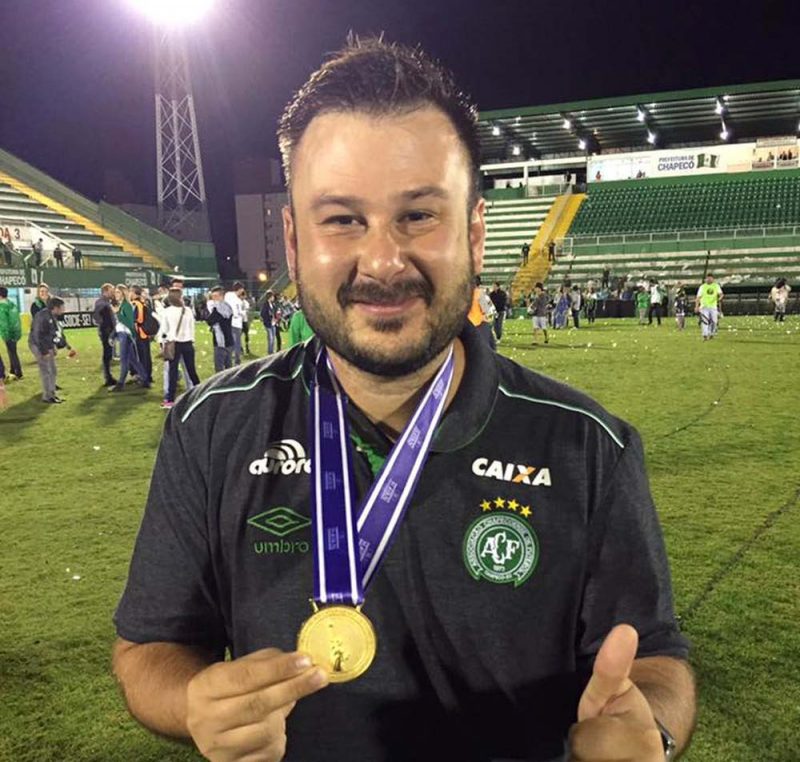 Rafael Gobbato: aos 33 anos era fisioterapeuta do clube – Foto: Arquivo Pessoal
