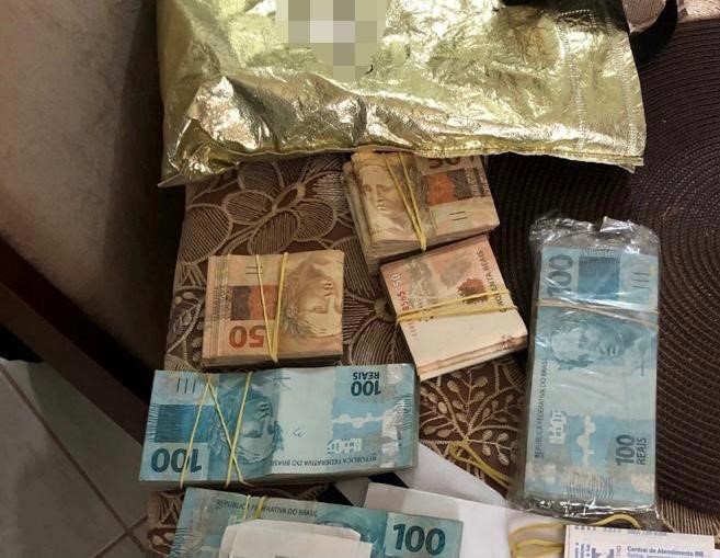 Polícia Federal apreendeu cerca de R$ 50 mil em Sombrio – Foto: Polícia Federal/Divulgação