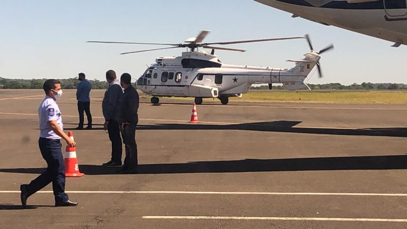 Bolsonaro irá trocar de aeronave para ir ao Paraná – Foto: Willian Ricardo/ND