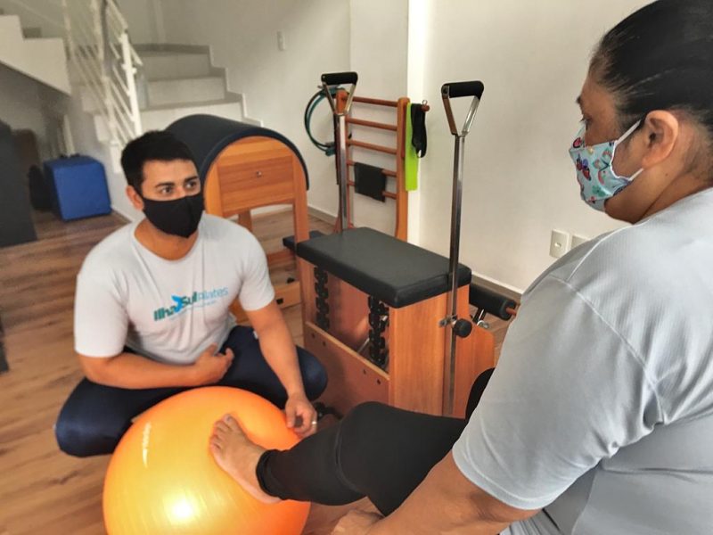 Leandro Penna, professor de educa&ccedil;&atilde;o f&iacute;sica e dono de um studio de pilates em Florian&oacute;polis – Foto: Divulga&ccedil;&atilde;o/ND.