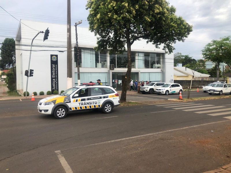 Sede da Justi&ccedil;a Eleitoral em Chapec&oacute;&nbsp; – Foto: Willian Ricardo/ND