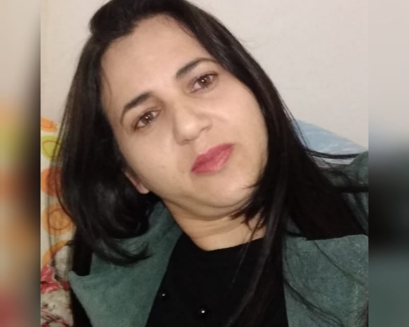 Neila dos Santos, de 35 anos, conta como o crime aconteceu no Meio-Oeste catarinense – Foto: Arquivo pessoal/Divulga&ccedil;&atilde;o