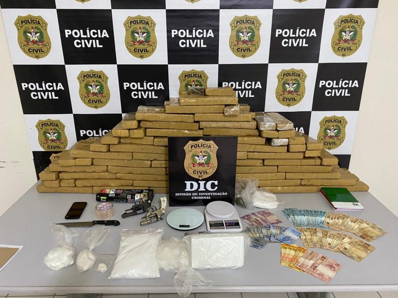 Droga foi apreendida na tarde desta quarta-feira (18), no bairro Boa Vista – Foto: Pol&iacute;cia Civil/Divulga&ccedil;&atilde;o