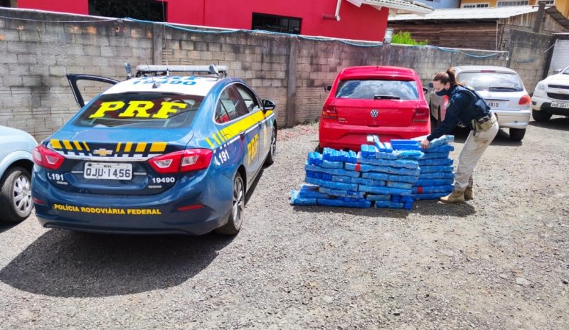 A apreens&atilde;o foi realizada durante fiscaliza&ccedil;&atilde;o da PRF. – Foto: PRF/Divulga&ccedil;&atilde;o