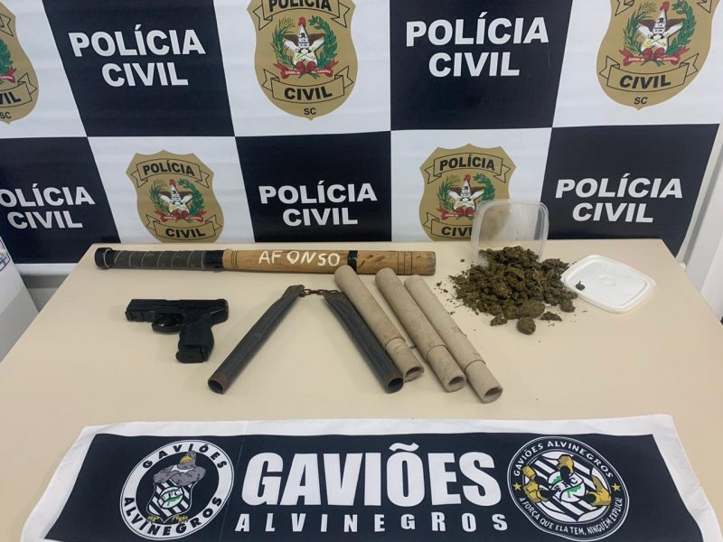 Materiais apreendidos na opera&ccedil;&atilde;o deflagrada pela Pol&iacute;cia Civil, nesta sexta-feira (20) – Foto: Pol&iacute;cia Civil/divulga&ccedil;&atilde;o/ND
