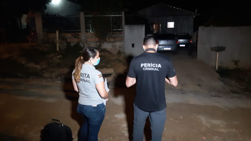 Coreano atirou na ex-namorada e fugiu, em Araquari, no Norte de SC – Foto: Ricardo Alves/NDTV Record