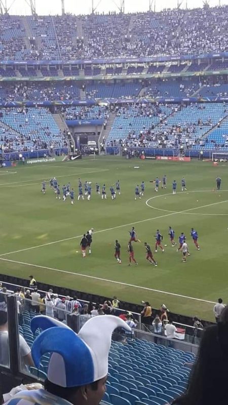 Argentina venceu o Catar na Arena do Gr&ecirc;mio e se classificou para as quartas da Copa Am&eacute;rica – Foto: Arquivo pessoal/Divulga&ccedil;&atilde;o ND