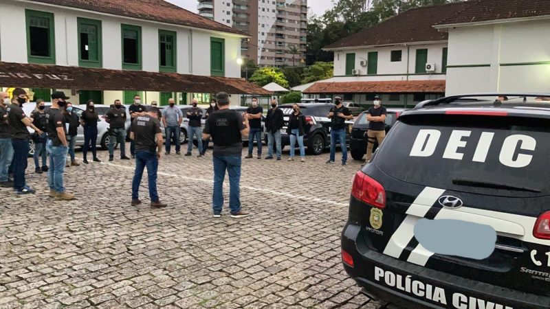 Pol&iacute;cia deflagrou opera&ccedil;&atilde;o na manh&atilde; desta quarta-feira (18) – Foto: Divulga&ccedil;&atilde;o/Pol&iacute;cia Civil