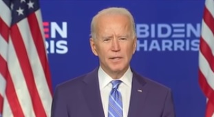 Joe Biden tem chances de vencer eleições, segundo projeções – Foto: Reprodução/Youtube
