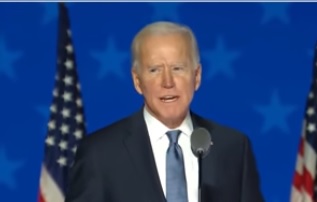 Em carta a presidente Jair Bolsonaro, Joe Biden, presidente dos Estados Unidos, Joe Biden, pede união de esforços dos dois países no combate à pandemia e do meio ambiente – Foto: Reprodução/Youtube