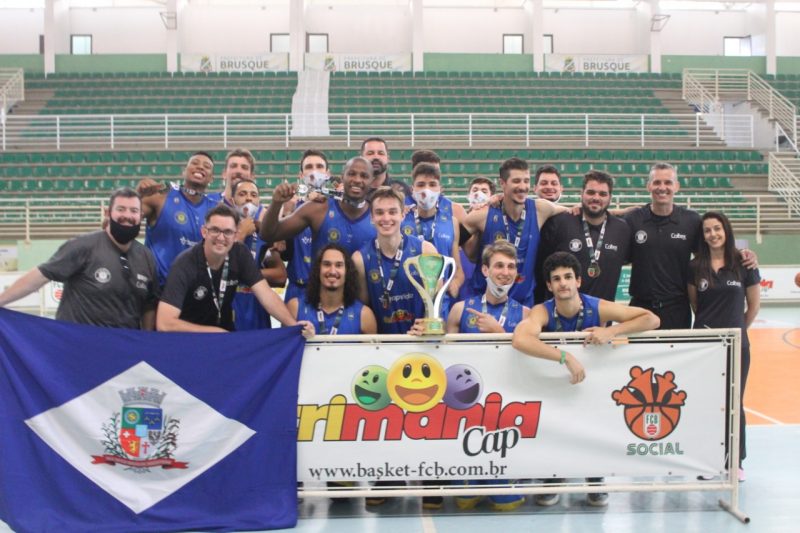 Blackstar conquistou o Campeonato Catarinense de Basquete nesse domingo – Foto: Divulga&ccedil;&atilde;o/ND