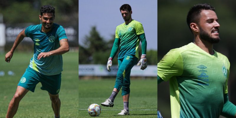 Chapecoense renova contrato de tr&ecirc;s atletas – Foto: M&aacute;rcio Cunha/Chapecoense/ND