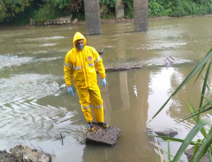 Corpo foi achado &agrave;s margens do rio nesta quarta-feira (18) – Foto: Corpo de Bombeiros Militar/Divulga&ccedil;&atilde;o
