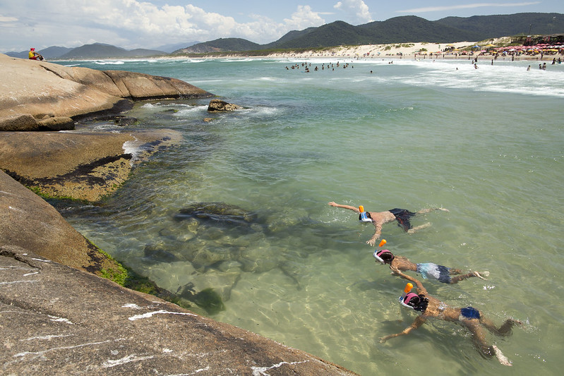 Com belas praiais, a Capital catarinense se destaca entre os destinos de viagens&nbsp; – Foto: Caio Vilela/MTur/Arquivo ND