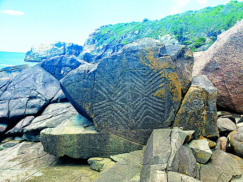 S&iacute;tio arqueol&oacute;gico da Ilha do Campeche, em Florian&oacute;polis – Foto: Divulga&ccedil;&atilde;o/ND