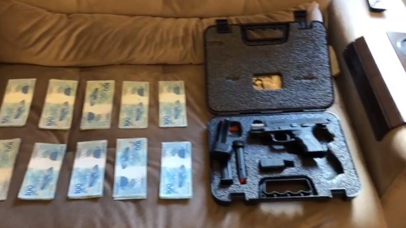 Apreens&atilde;o feita pela PF – Foto: Reprodu&ccedil;&atilde;o/PF