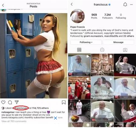 Na publicação, Natália aparece vestida de estudante sexy – Foto: Foto: Reprodução Instagram