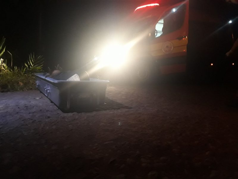 Corpo foi encontrado por volta das 8h20 de quarta-feira – Foto: Bombeiros/ND