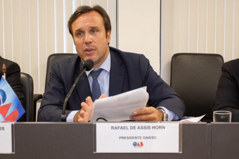 Rafael Horn, presidente da OAB/SC – Foto: Ricardo Vieira/Divulga&ccedil;&atilde;o/ND