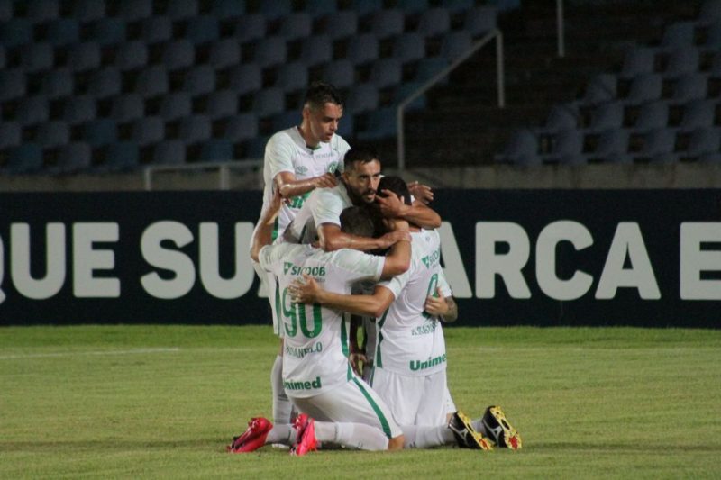 Chapecoense, de virada, venceu mais uma na temporada e se aproximou do t&iacute;tulo e do acesso – Foto: Guilherme Griebeler/ACF/divulga&ccedil;&atilde;o