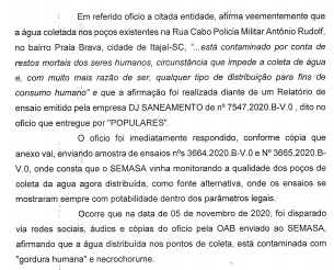 Trecho da not&iacute;cia-crime protocolada na Pol&iacute;cia Civil. – Foto: Reprodu&ccedil;&atilde;o