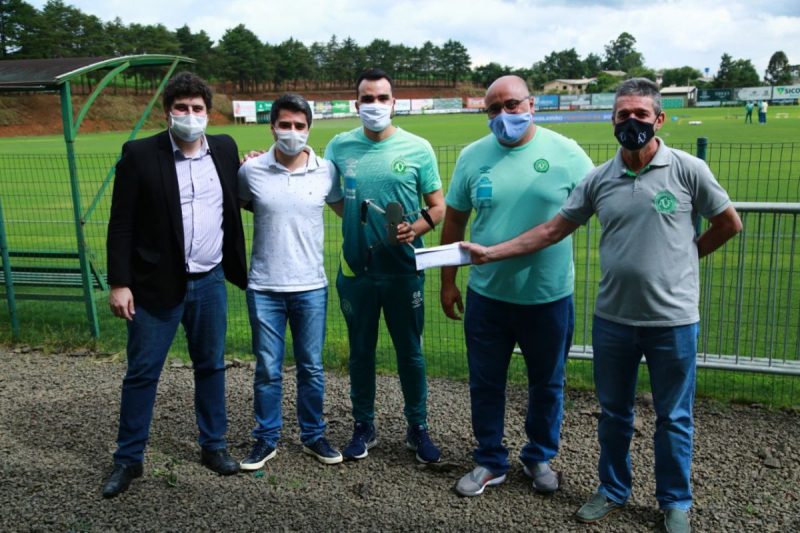 Conselho Jovem viabiliza compra de drone para a An&aacute;lise de Desempenho do clube – Foto: Chapecoense/ND