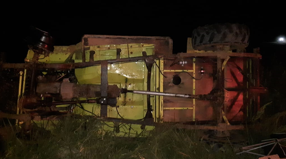 Ve&iacute;culo tombou tirando a vida da jovem de 19 anos – Foto: PMRv/Divulga&ccedil;&atilde;o/ND