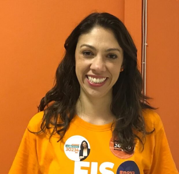 Indiara foi eleita vereadora em Curitiba – Foto: Partido Novo/Divulga&ccedil;&atilde;o