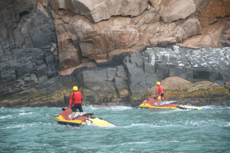 resgate feito por guarda-vidas em sc