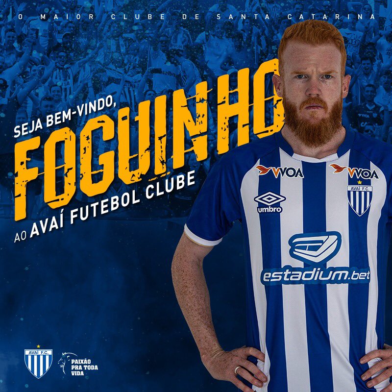 Volante Foguinho é anunciado pelo Avaí