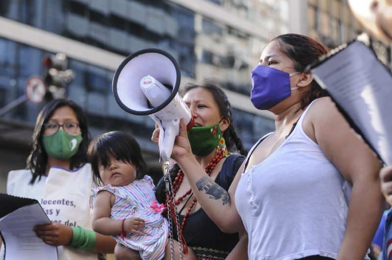 mobilização pelo aborto legal na Argentina
