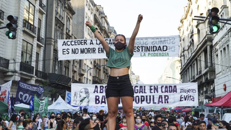 mobilização para o Aborto Legal na Argentina