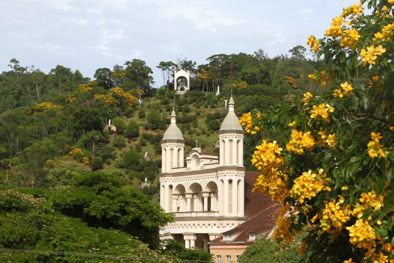 Santuário de Nossa Senhora de Caravaggio de Azambuja &#8211; Foto: Prefeitura Municipal de Brusque/Divulgação