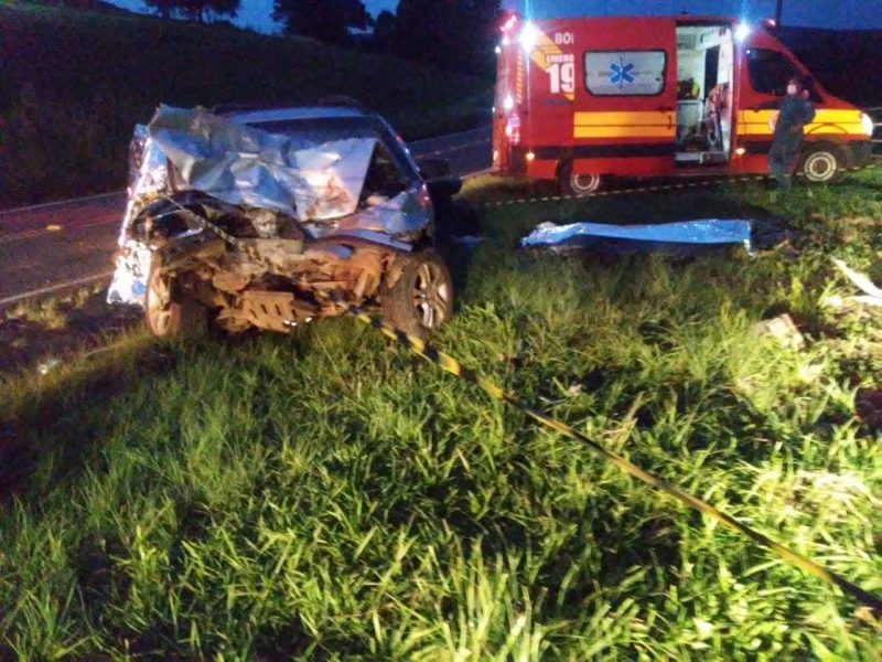 O grave acidente foi registrado no fim da tarde desta sexta-feira (4). – Foto: Corpo de Bombeiros/Divulgação