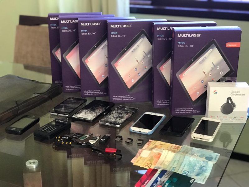 Opera&ccedil;&atilde;o investiga crimes de extors&atilde;o mediante sequestro – Foto: Pol&iacute;cia Civil do RS/Divulga&ccedil;&atilde;o