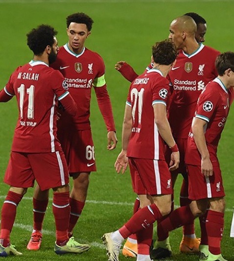 Liverpool na Champions League – Foto: Reprodu&ccedil;&atilde;o/Instagram/ND