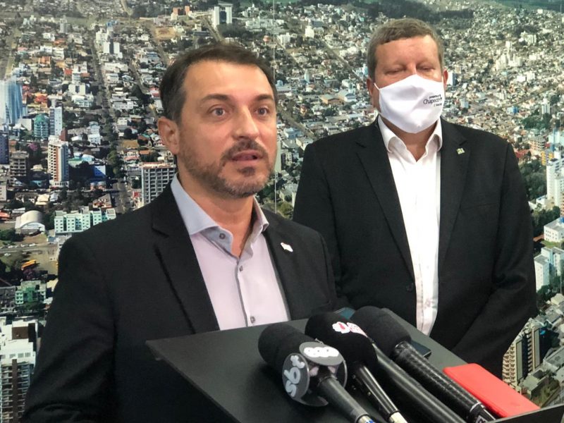 Governador falou ao ND em passagem por Chapec&oacute; – Foto: Willian Ricardo/ND