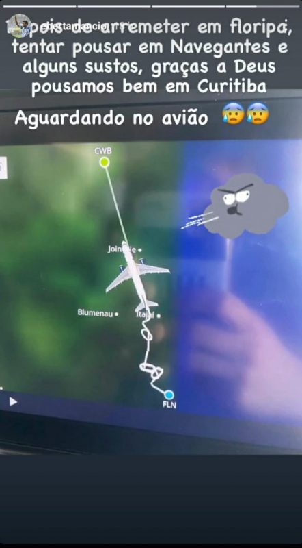 O zagueiro e capit&atilde;o do time, Bet&atilde;o, relatou os momentos de apreens&atilde;o no Instagram. – Foto: Reprodu&ccedil;&atilde;o/Instagram