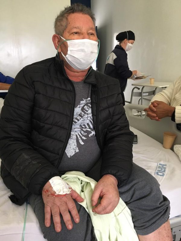 Antonio ficou internado por 23 dias no HRO com Covid-19. – Foto: Arquivo Pessoal