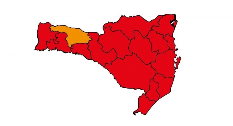 Atualização mostra o aumento nas regiões em nível gravíssimo &#8211; Foto: Secretaria de Estado da Saúde/Divulgação