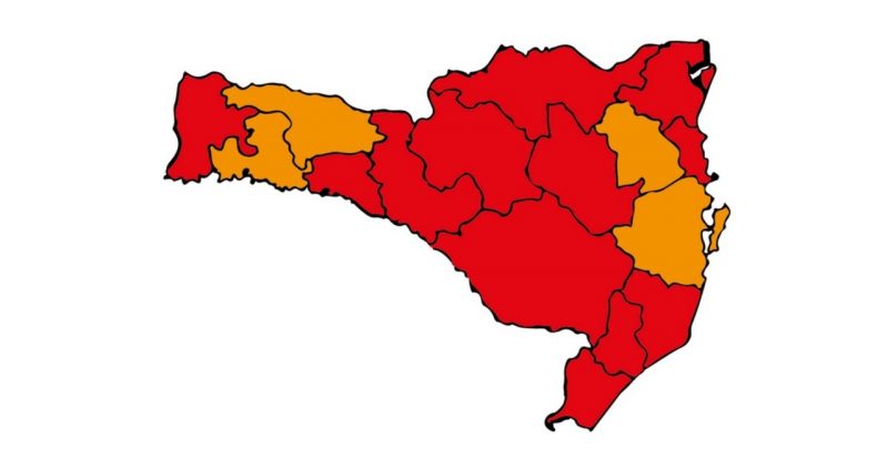 12 regi&otilde;es ainda aparecem em n&iacute;vel grav&iacute;ssimo para cont&aacute;gio da Covid-19 – Foto: SES/Divulga&ccedil;&atilde;o
