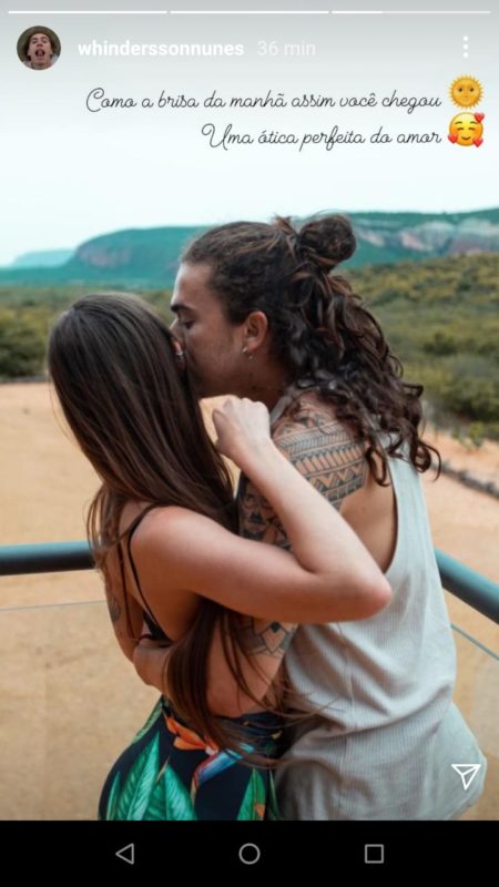 Whindersson Nunes posta declara&ccedil;&atilde;o de amor para namorada catarinense – Foto: Reprodu&ccedil;&atilde;o/Redes Sociais
