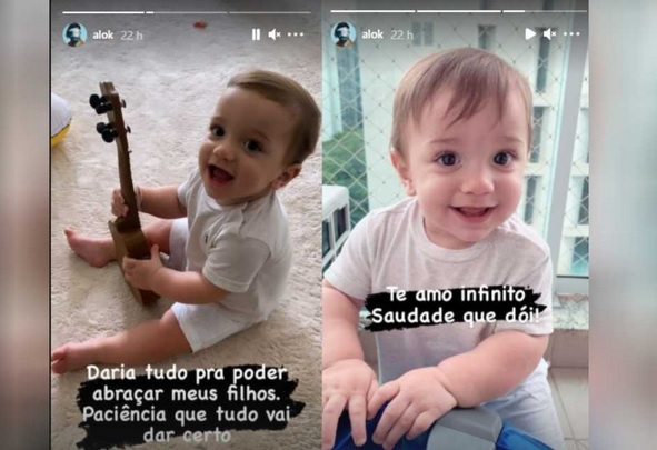 Ravi &eacute; filho promog&ecirc;nito do DJ Alok – Foto: Reprodu&ccedil;&atilde;o/Instagram