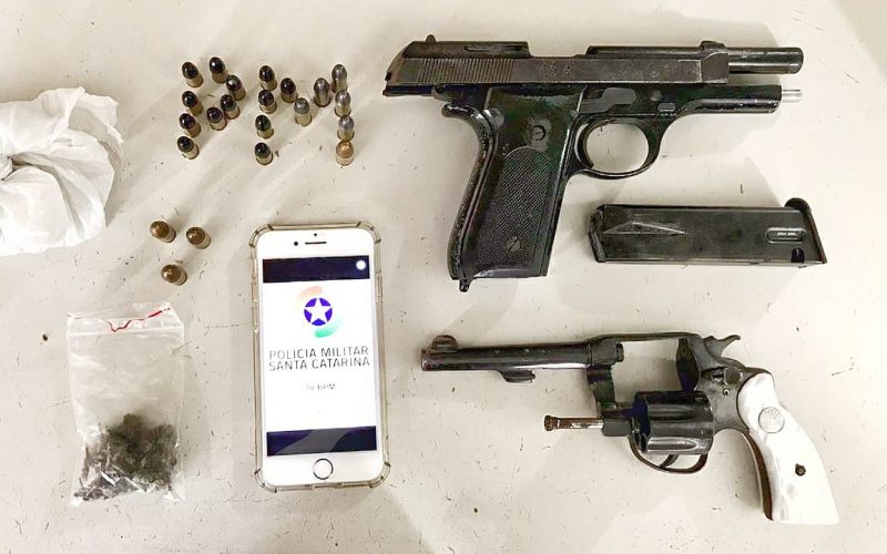 Detento em sa&iacute;da tempor&aacute;ria &eacute; flagrado planejando assalto em Blumenau – Foto: Divulga&ccedil;&atilde;o / Pol&iacute;cia Militar