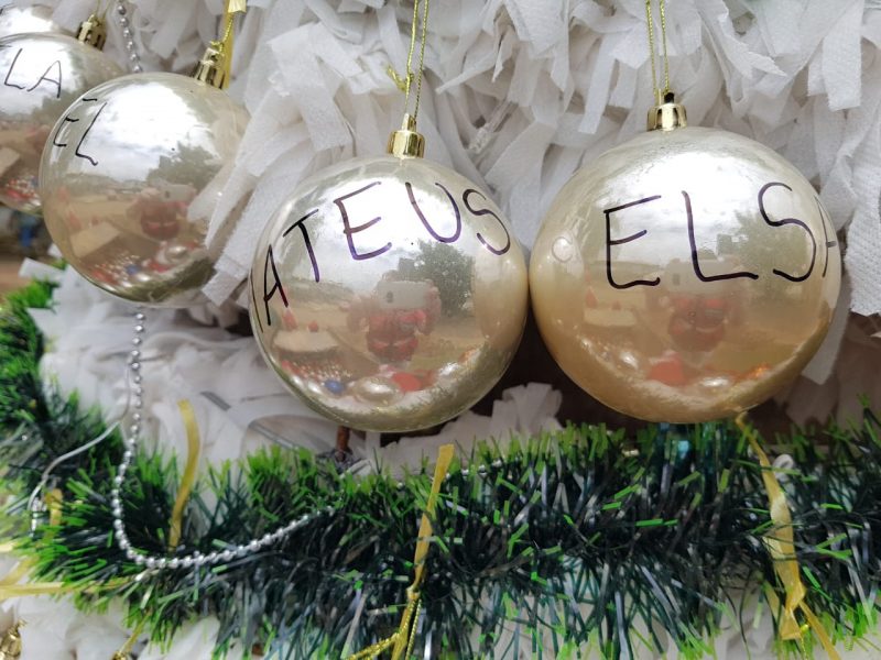 Bombeiros Volunt&aacute;rios de SC homenageiam v&iacute;timas das chuvas no Alto Vale do Itaja&iacute; com decora&ccedil;&atilde;o de Natal em Presidente Get&uacute;lio – Foto: Divulga&ccedil;&atilde;o/Bombeiros Volunt&aacute;rios de SC