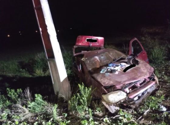 Jovem morre em grave acidente em rodovia do Extremo-Oeste de SC – Foto: Corpo de Bombeiros/Divulgação/ND